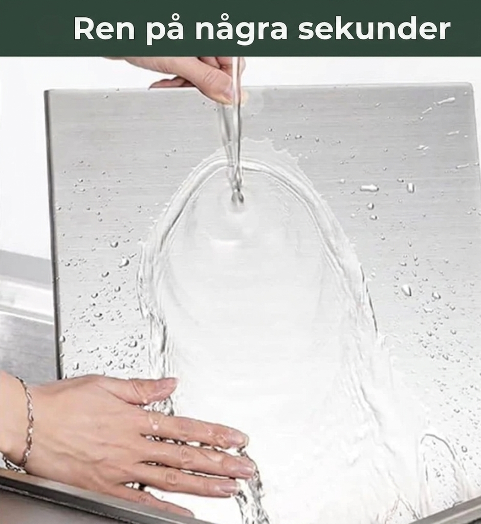 NordSkär™ – Professionell skärbräda i rostfritt stål – utan PFAS