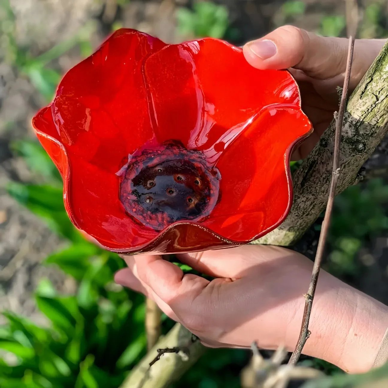 Blomsterbad™ – Blomformat fågelbad