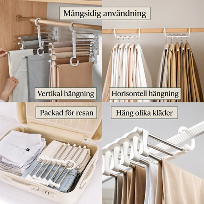 PlatsSmart™ Multifunktionell klädhängare