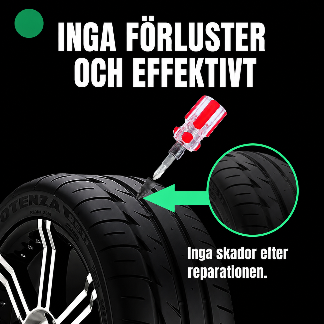 DäckFix Pro™ 60-delars däckreparationssats ✅