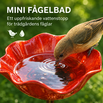 Blomsterbad™ – Blomformat fågelbad