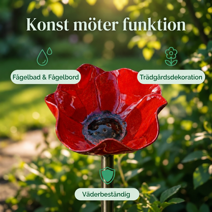 Blomsterbad™ – Blomformat fågelbad