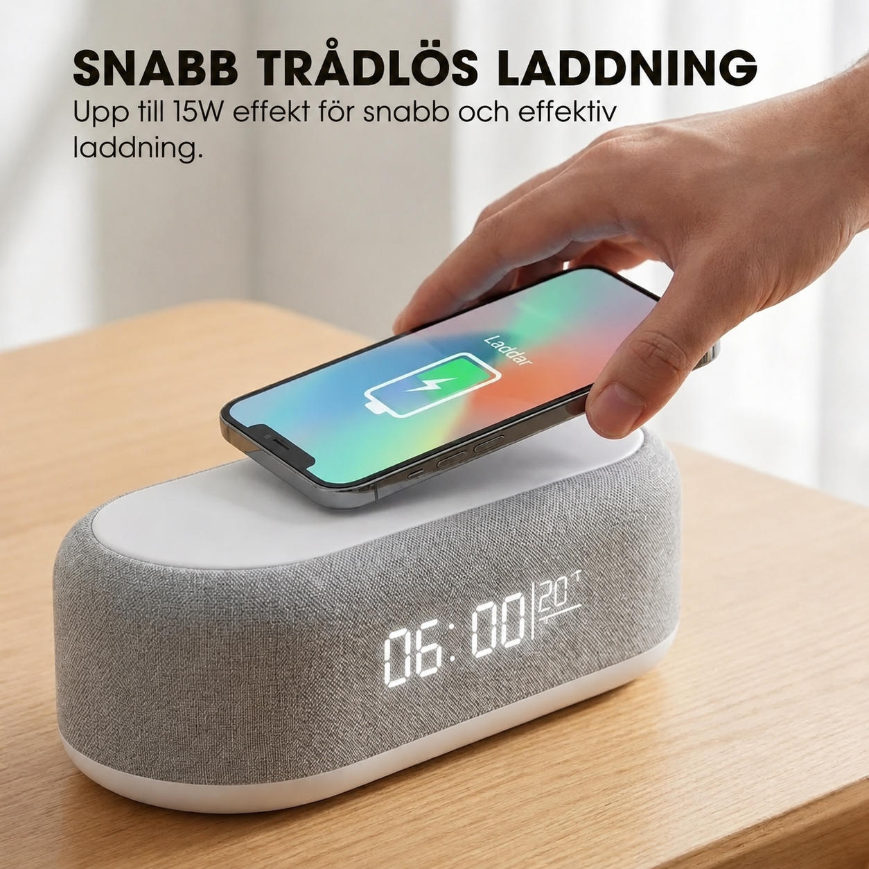 LaddSmart™ 6-i-1 Multifunktionell Trådlös Laddstation