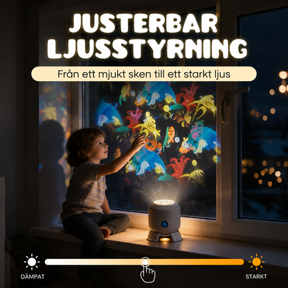 Skena™ Roterande LED-projektor med dynamisk ljuseffekt