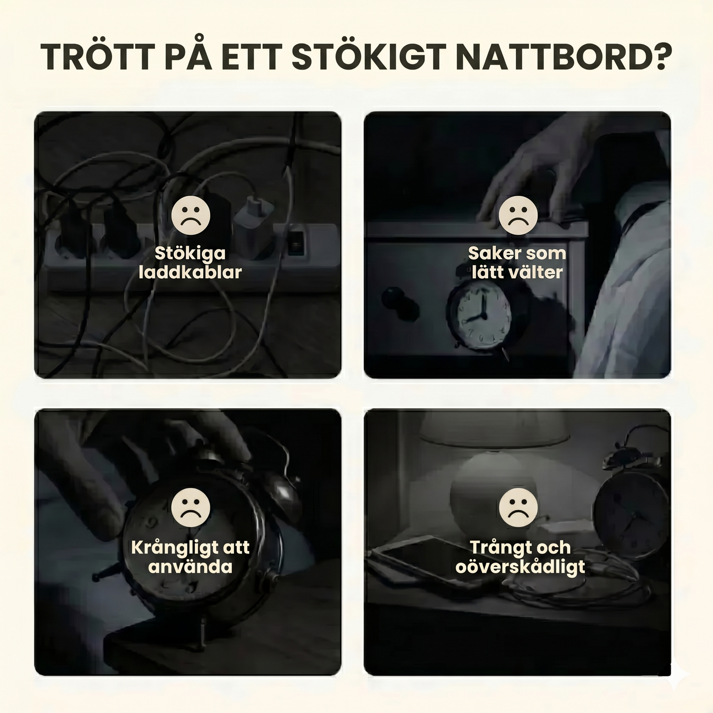 LaddSmart™ 6-i-1 Multifunktionell Trådlös Laddstation