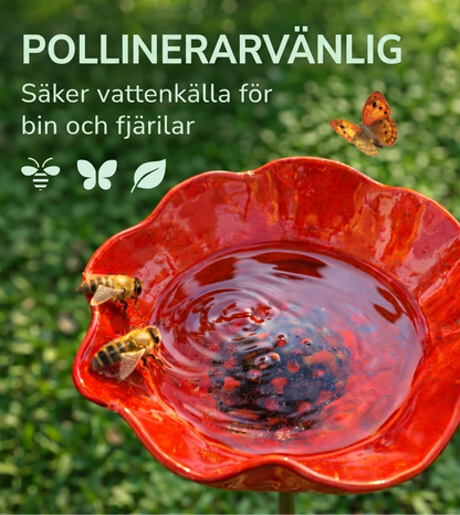 Blomsterbad™ – Blomformat fågelbad